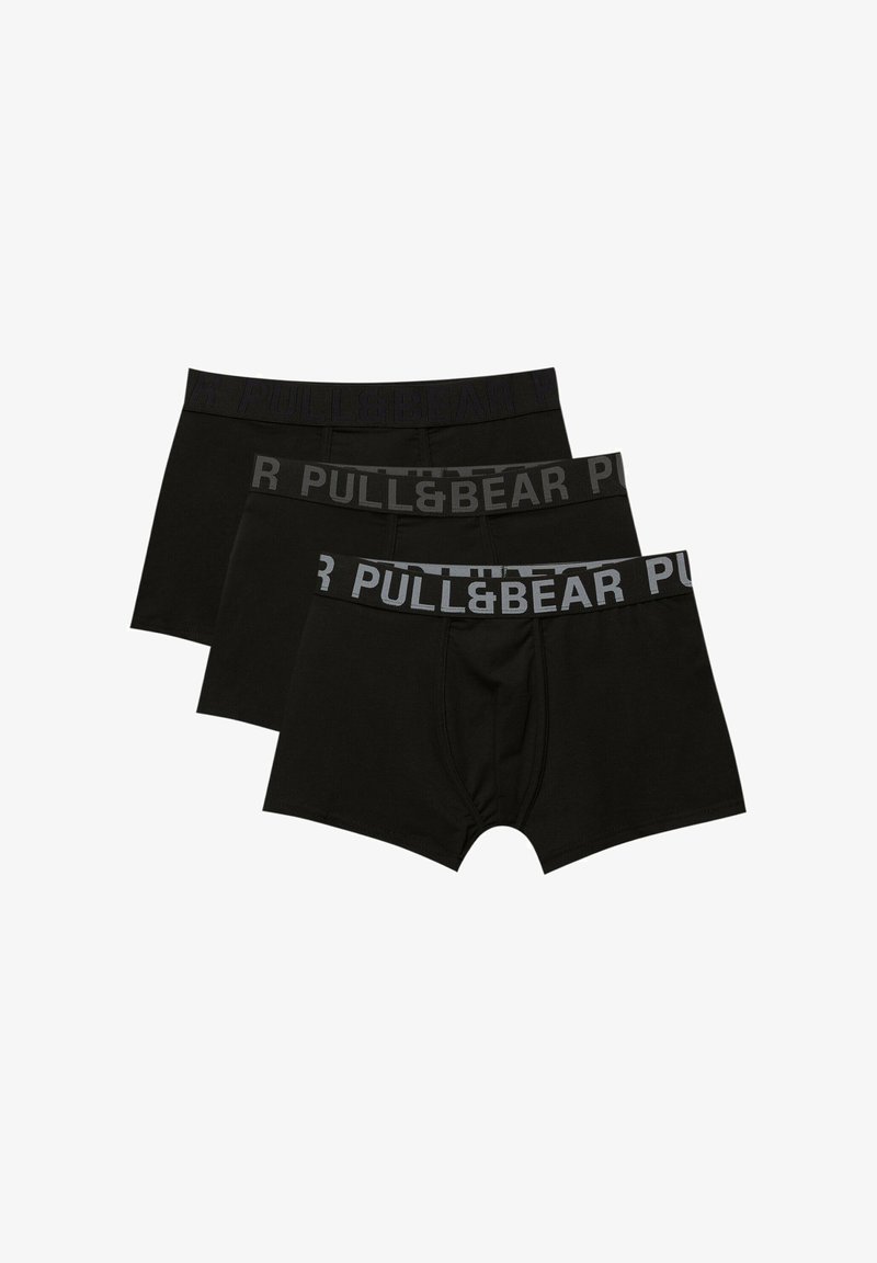 PULL&BEAR 3-PACK - Boxer briefs - black