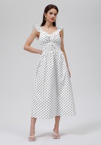 Even&Odd by Zalando - Day dress - white/black Thumbnail Image 1