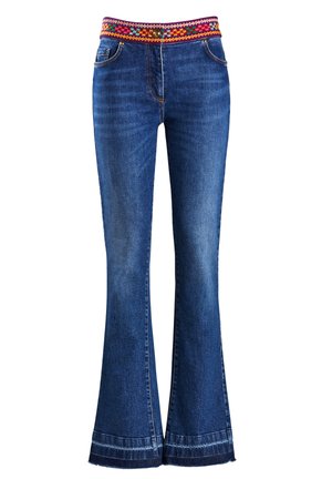 Luisa Spagnoli ASSENZA - Flared Jeans - blu medio