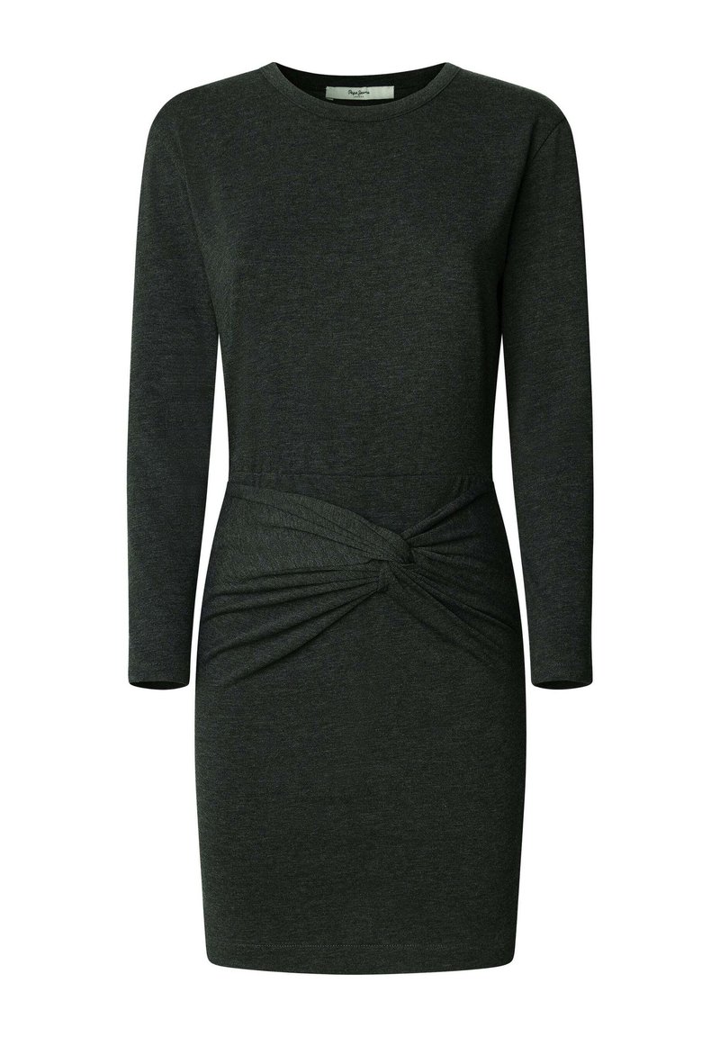 Pepe Jeans Gebreide jurk donkergrijs Pepe Jeans Gebreide jurk donkergrijs