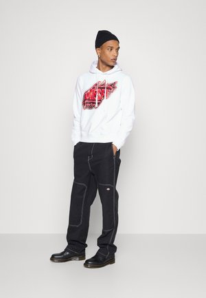 Diesel S GINN HOOD E8 UNISEX - Kapuzenpullover - white