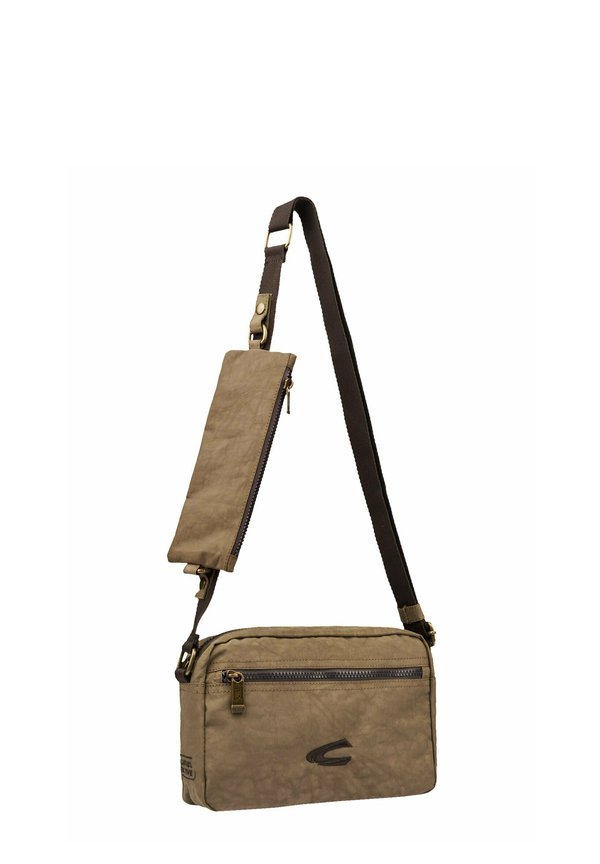 MIT VERSTELLBAREM SCHULTERRIEMEN - Umhängetasche - sand