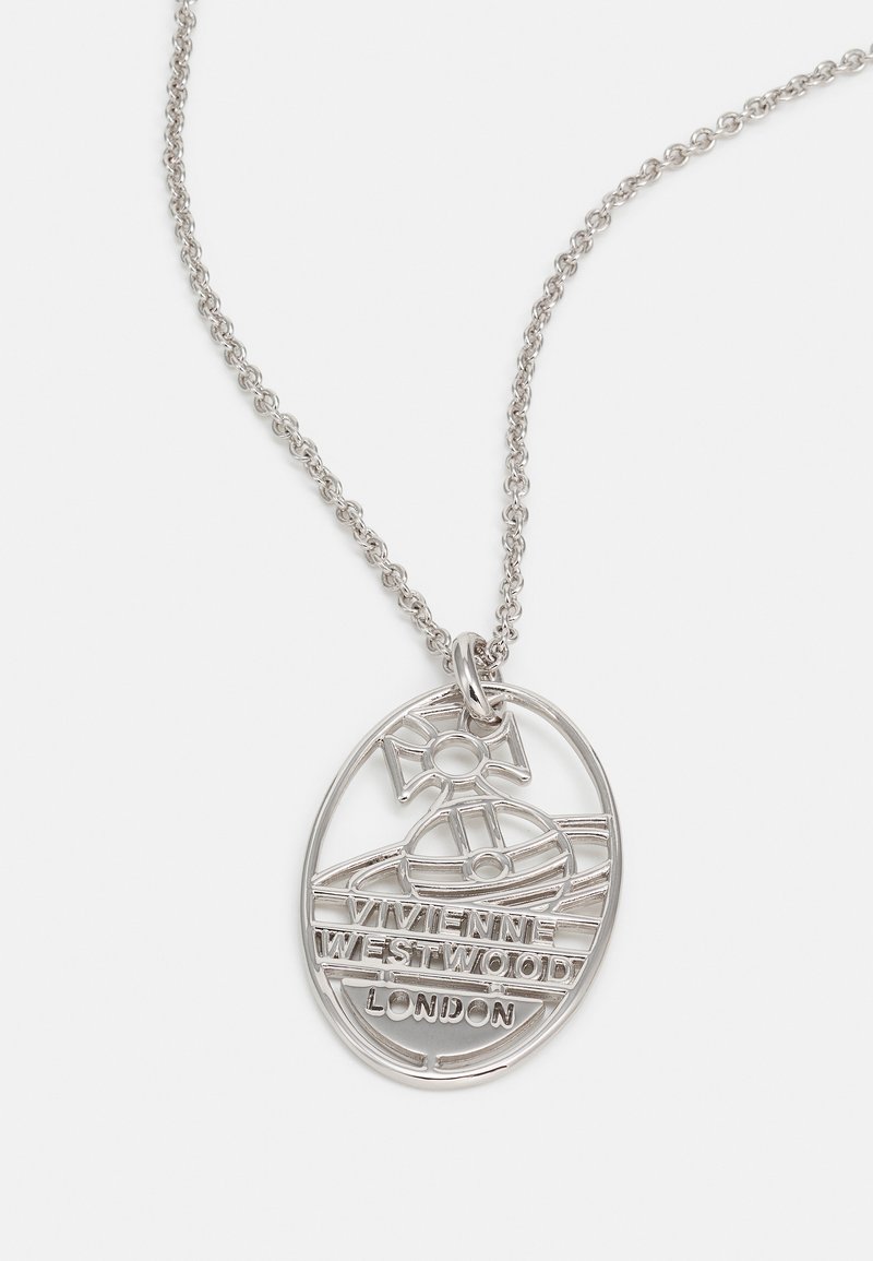 Vivienne Westwood Archibald Pendant Unisex Necklace Rhodium Silver Coloured Zalando Ie