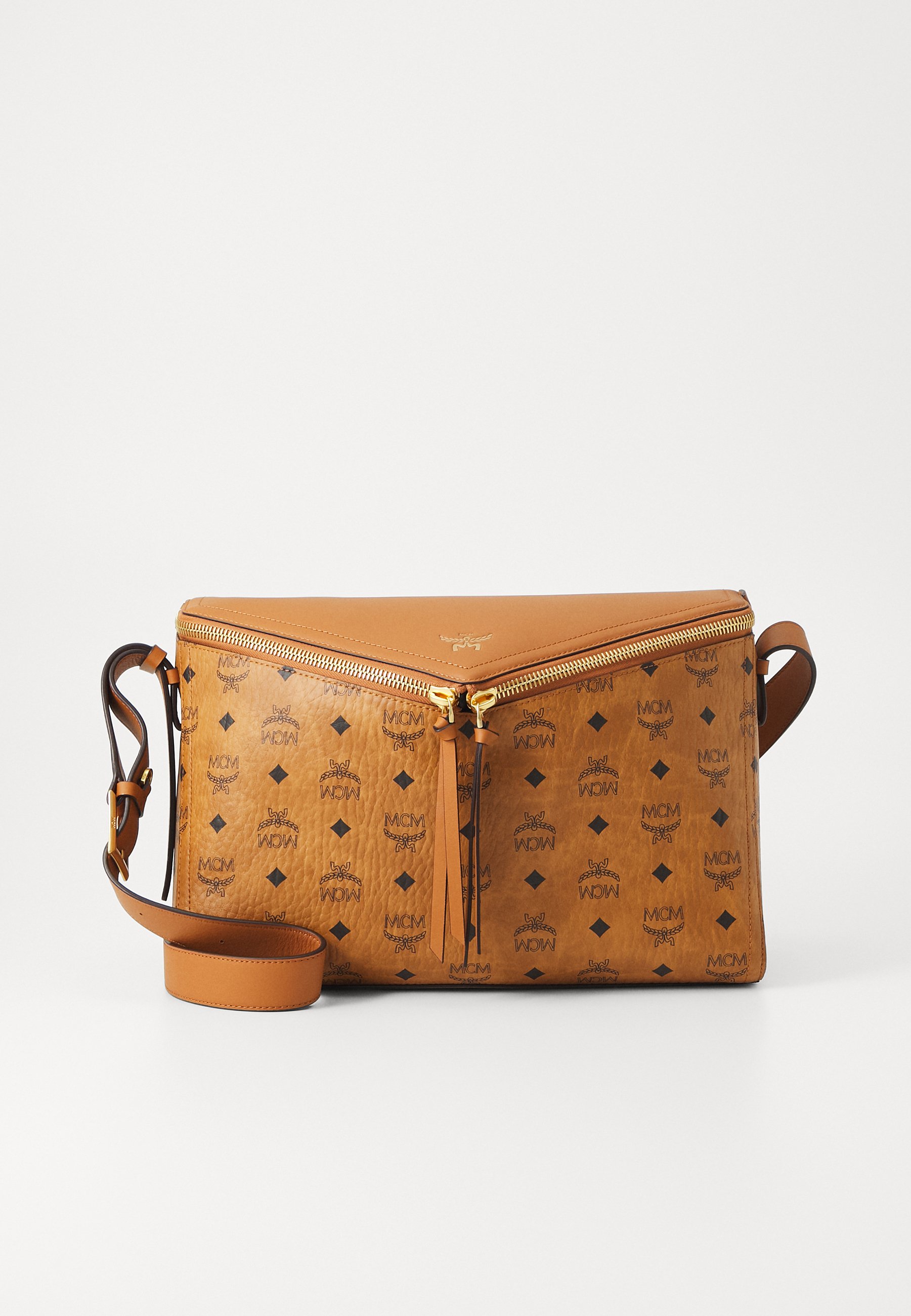 MCM DIAMANT SHOULDER - Handbag - cognac - Zalando