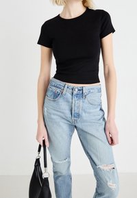 Levi's® Vaqueros pitillo - destroyed denim