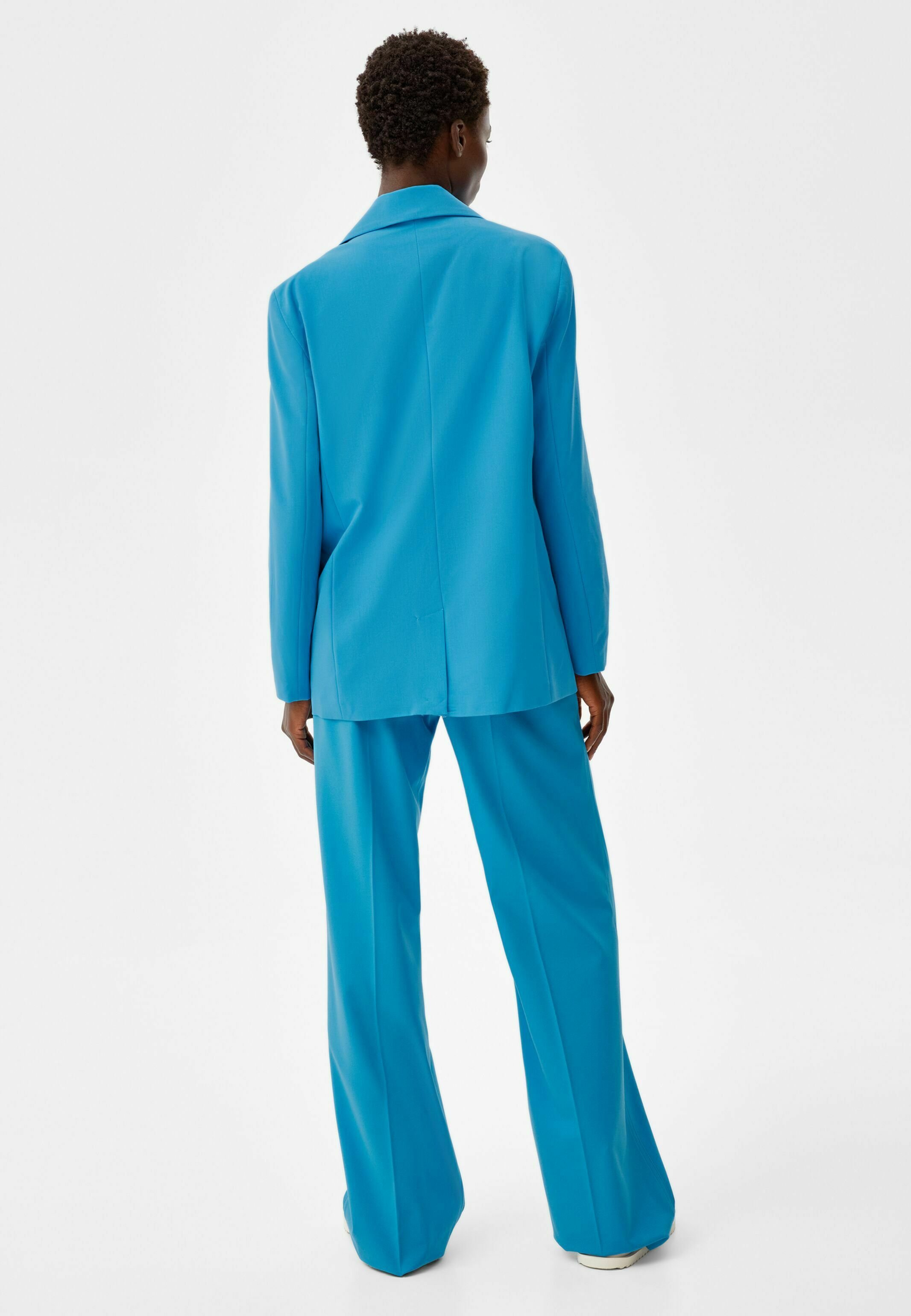 Bershka FEMININE CUT - Blazer - dark blue/blauw - Zalando.be
