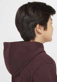 Nike Sportswear CLUB UNISEX - Mikina s kapucňou - burgundy crush white
