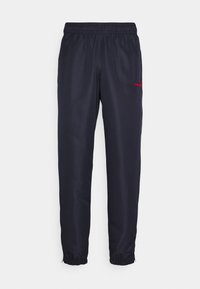 Não selecionado, navy/red