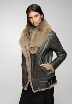 VSP VESNA - Zimná bunda - dark brown