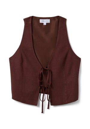 B.ANGEL, WAISTCOAT, REGULAR FIT - Veste sans manches - chocolate brown
