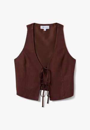 B.ANGEL, WAISTCOAT, REGULAR FIT - Veste sans manches - chocolate brown