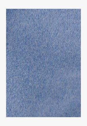 Helles blaues Filzgewebe mit einer weichen, strukturierten Oberfläche und einem einheitlichen Faserdesign. Ideal für Bastelarbeiten oder dekorative Zwecke.