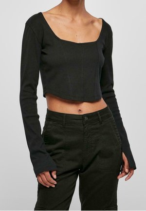 T-shirt à manches longues - black