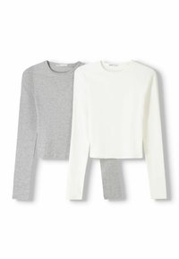 ROUND NECK - PACK OF 2  - Langærmet T-shirt - light grey