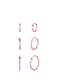 Elli 3 PACK - Øreringe - rosegold-coloured