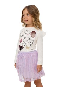 Terranova CON PAILLETTES - Gonna a campana - lilla