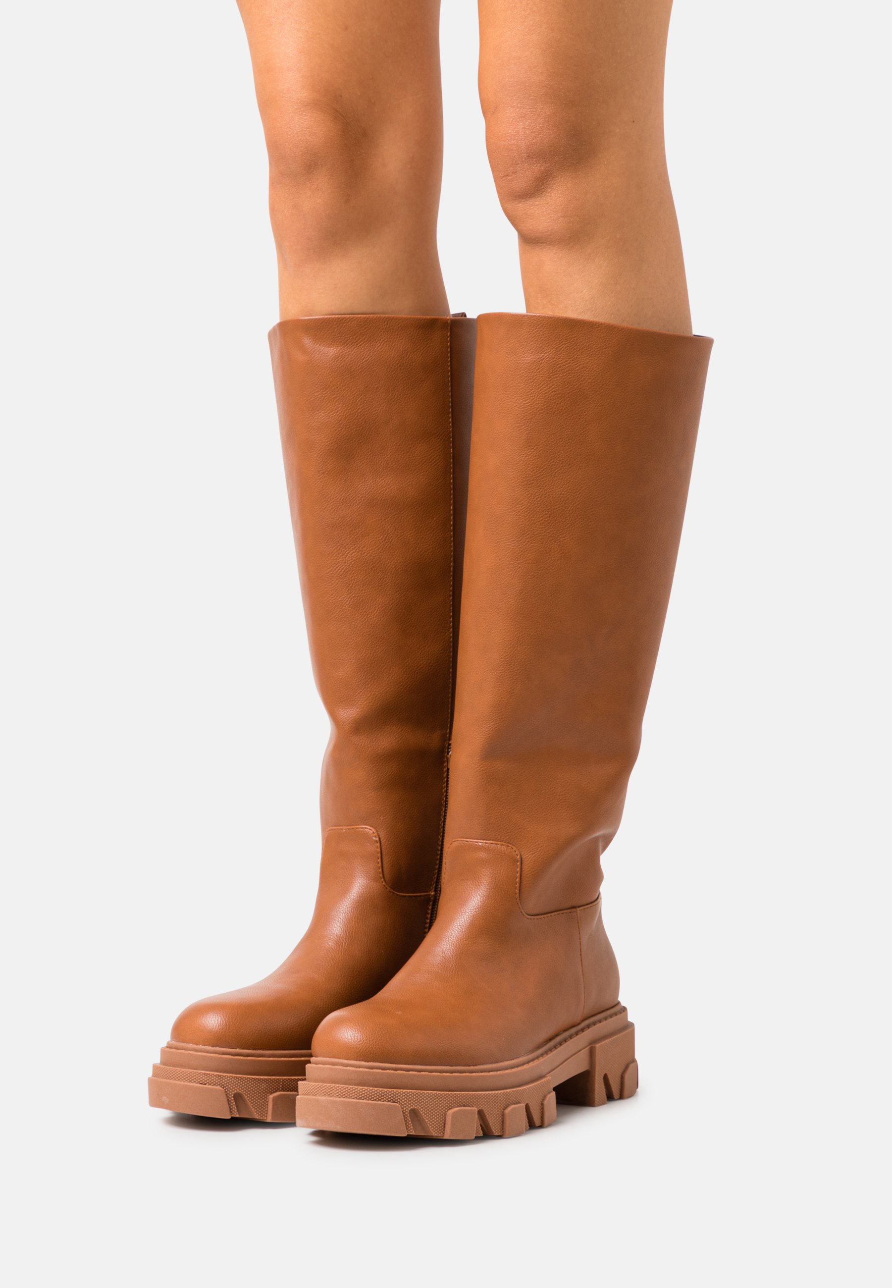 DeeZee Botas con plataforma - camel - Zalando.es