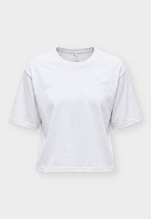 Puma, CLASS RELAXED GRAPHIC TEE - T-shirt con stampa - white glow heather