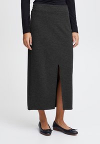 ICHI - IXKATE SK - Pencil skirt - dark grey melange Thumbnail Image 1