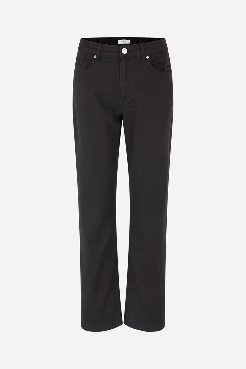 Envii Straight leg jeans zwart