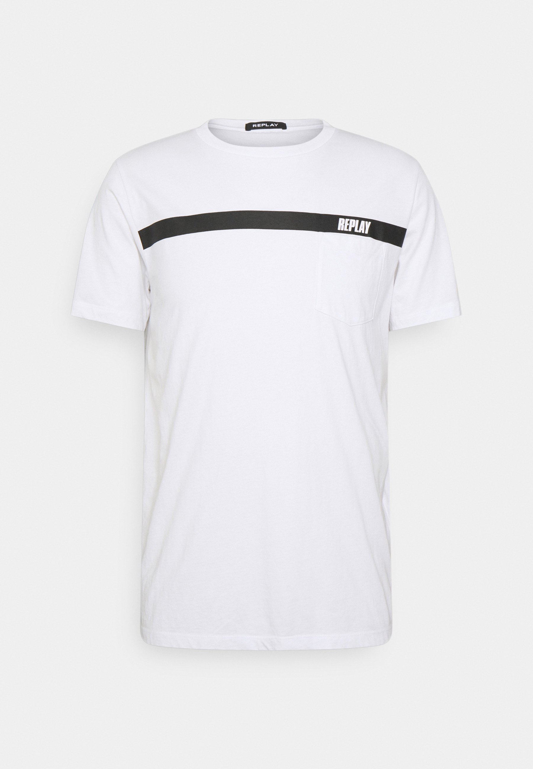 Replay Print T-shirt - white - Zalando 