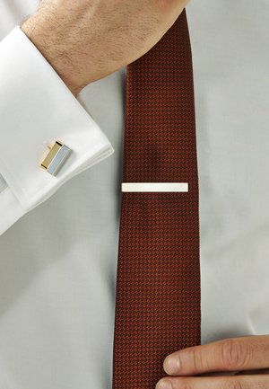 Next, SET - Tie - metallic grey