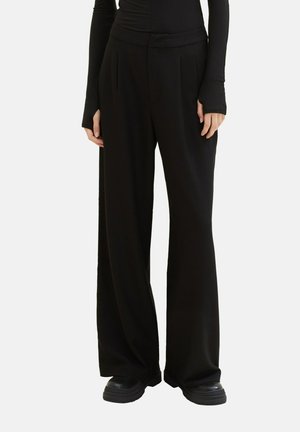 TOM TAILOR DENIM Trousers - deep black