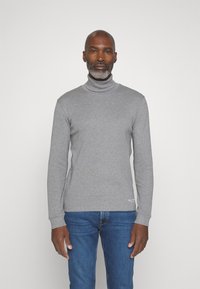 Marc O'Polo LONG SLEEVE TURTLE NECK - Hosszú ujjú felső - grey melange