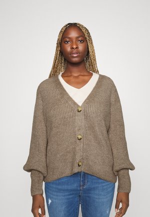 CARCLARE PLUS SIZE - Cardigan - caribou/melange