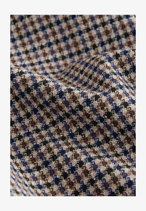 Next REGULAR FIT - CHECK BARREL TAILORED - Bukser - brown