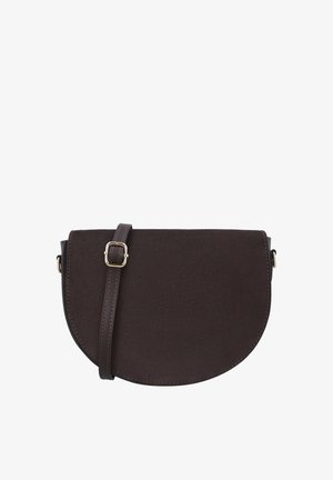 Gusti Leder, SMALL WOMAN HANDBAG LENITA UNISEX - Skuldertasker - dunkelbraun