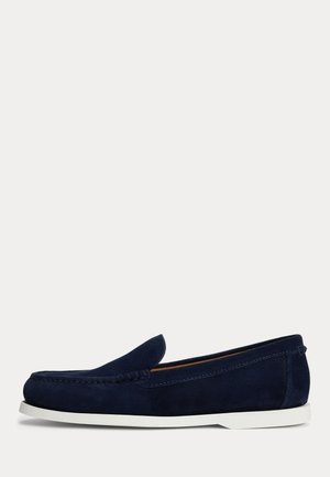 Polo Ralph Lauren, MERTON SUEDE VENETIAN LOAFER - Обувки без връзки - hunter navy