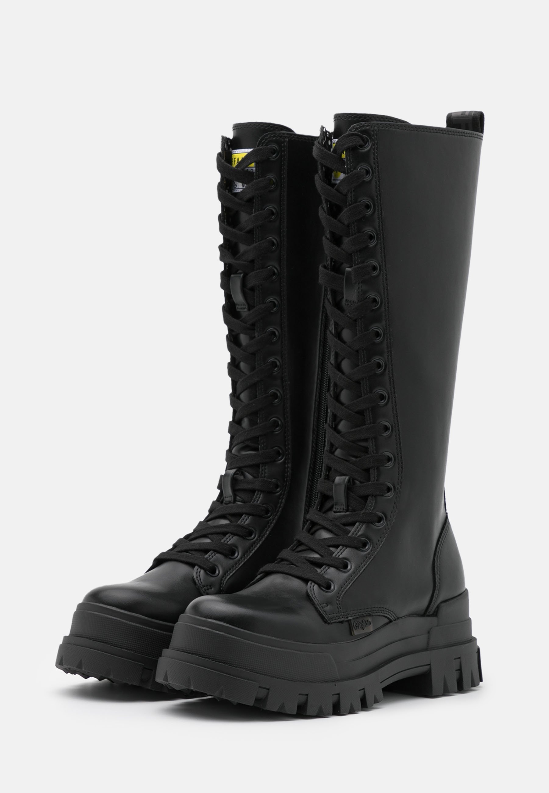 Buffalo VEGAN ASPHA ON - Botas con plataforma - black/negro - Zalando.es
