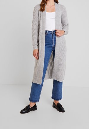 Cardigan - mottled light grey