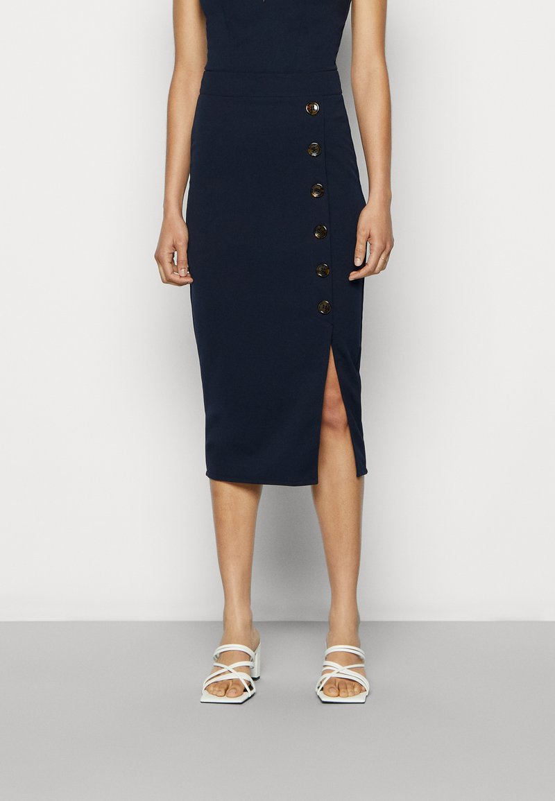 Damen Jeansröcke | WAL G. TORTOISE BUTTON SKIRTBleistiftrocknavy blue/dunkelblau - RP68692 Damen Jeansröcke | WAL G. TORTOISE BUTTON SKIRTBleistiftrocknavy blue/dunkelblau - RP68692