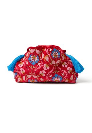 WITH FLORAL DESIGN - Clutch - red blue