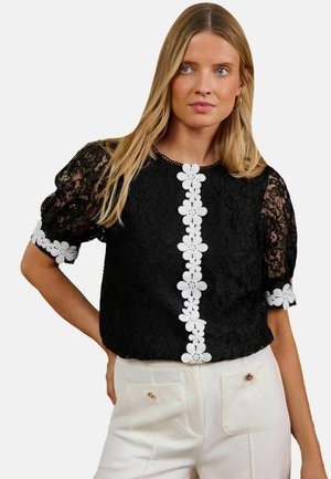 Love & Roses, REGULAR FIT, czarny