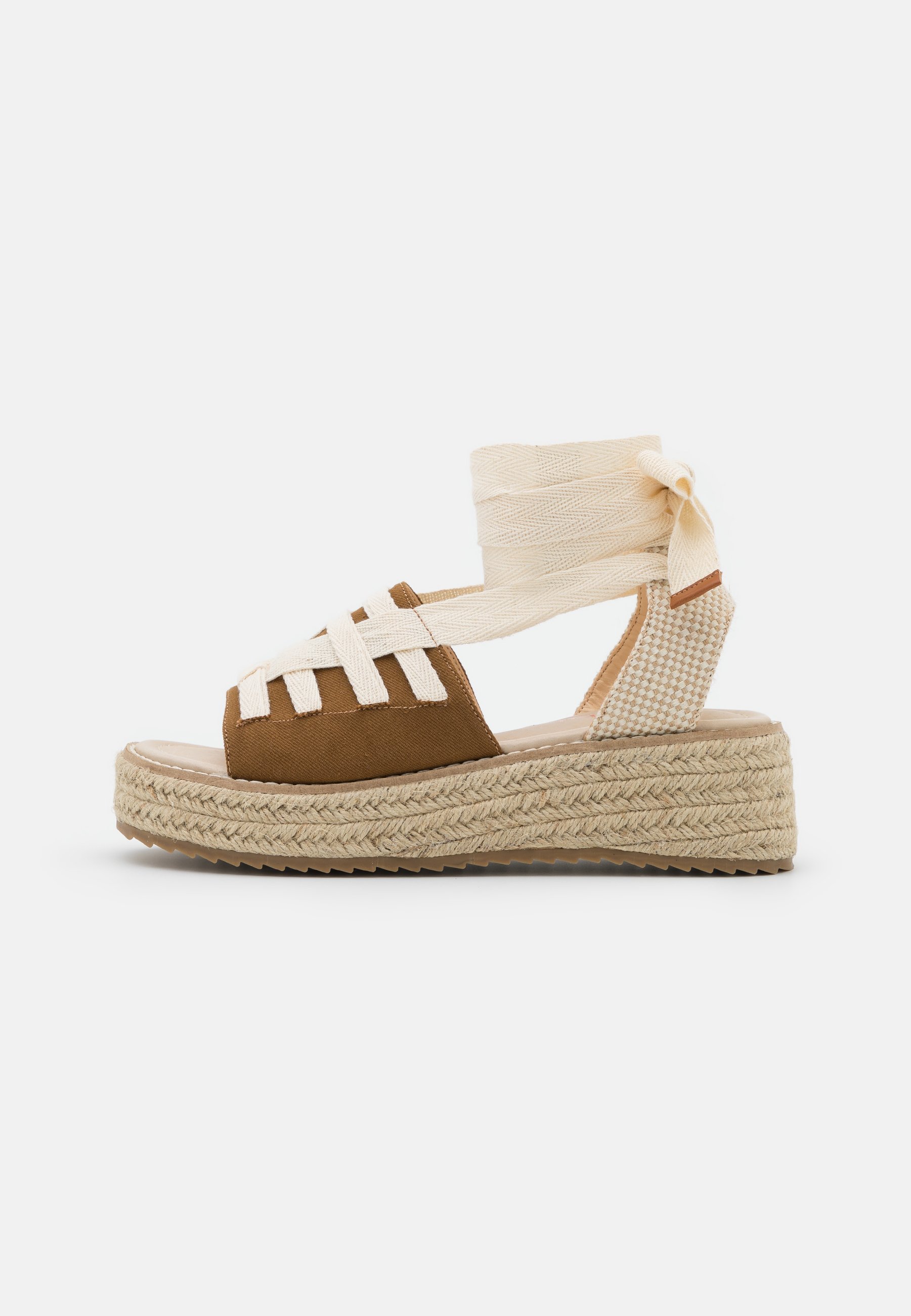 Emmshu FORTUNE - Sandalias con plataforma - brown/marrón - Zalando.es