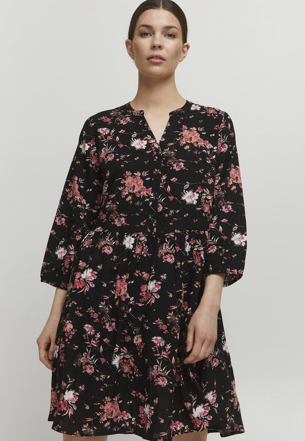 BYMMJOELLA - Blusenkleid - coral cloud mix