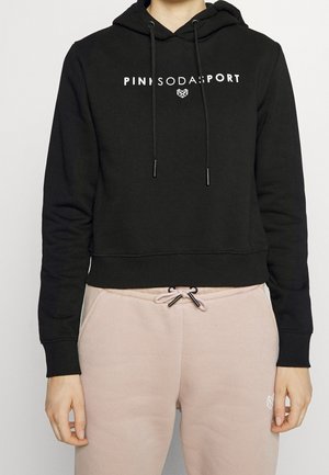 Felpa con cappuccio - black