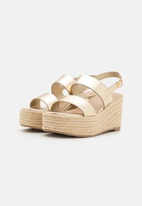 ALDO KEONI - Espadrilles - champagne