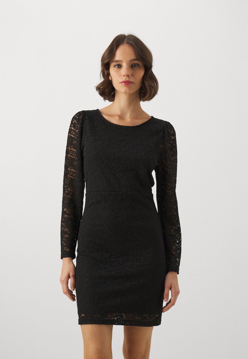 JDY Petite JDYKIMMIE DRESS - Laisvo kirpimo suknelė - black