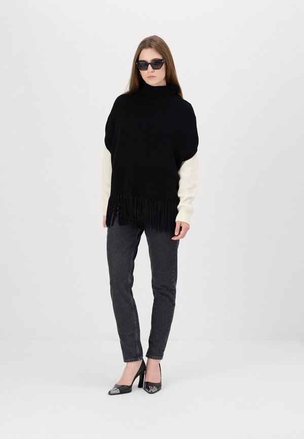 PONCHO - Cape - nero4