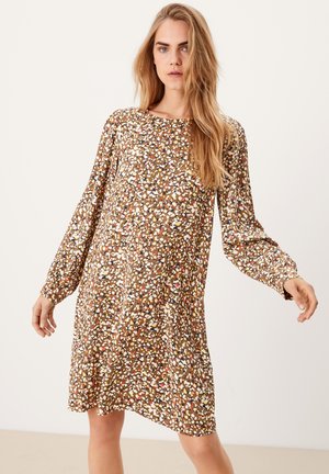 Vestido informal - brown aop