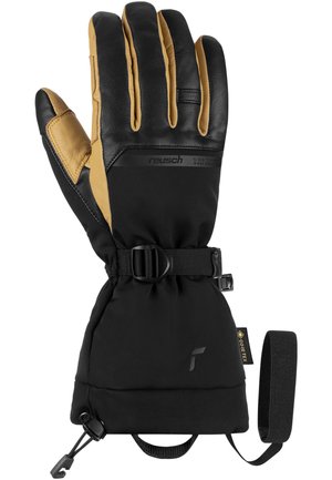 Reusch FINGERHANDSCHUHE - Gloves - 7490 black   camel