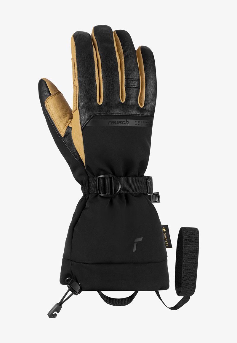 Reusch FINGERHANDSCHUHE - Handschoenen - 7490 black camel