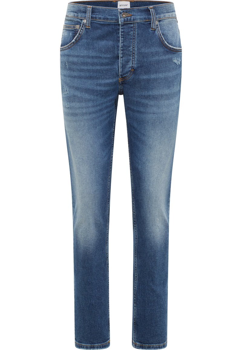 mustang Jeans Tapered Fit blauw
