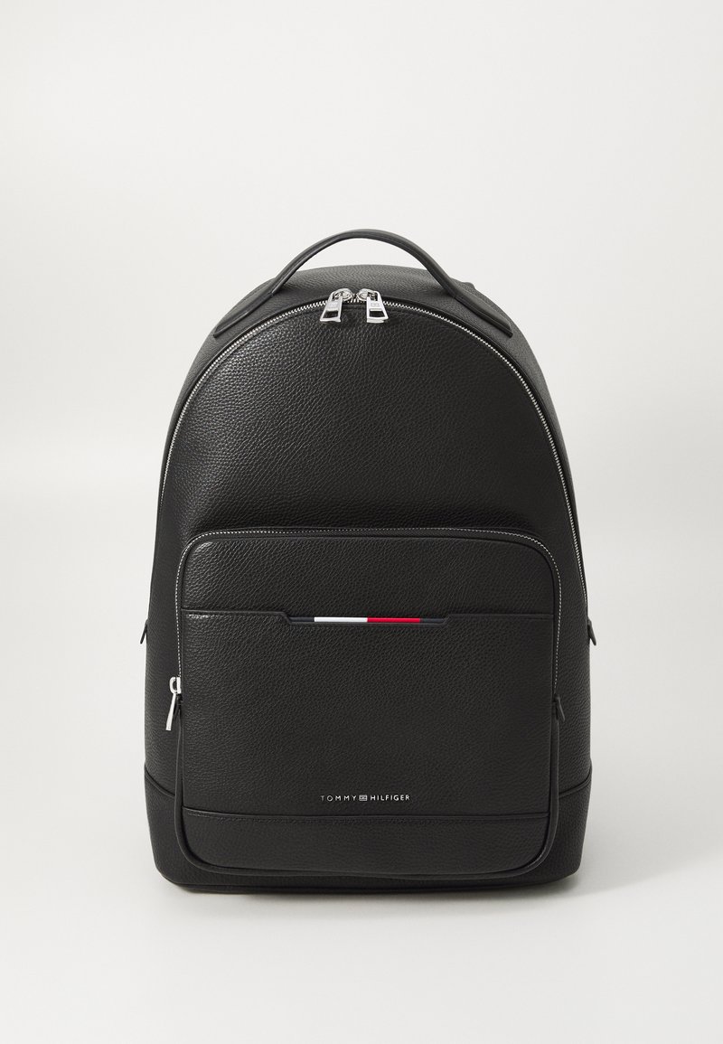 backpack laptop hilfiger leather Tommy Time-Square Unisex 14 inch Black Fashion providing a safe and convenient storage option for your tech devices Tommy Hilfiger Corning Laptop Backpack
