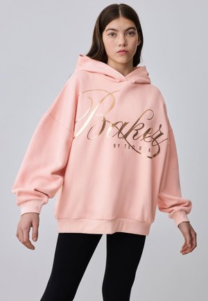 Baker by Ted Baker, REGULAR FIT - METALLIC SCRIPT LOGO  - Hættetrøje - pink