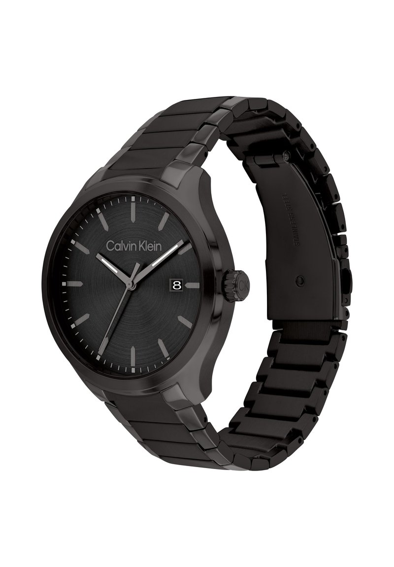 Black Calvin Klein Slim Watches Mens Watches Calvin Klein Uhren